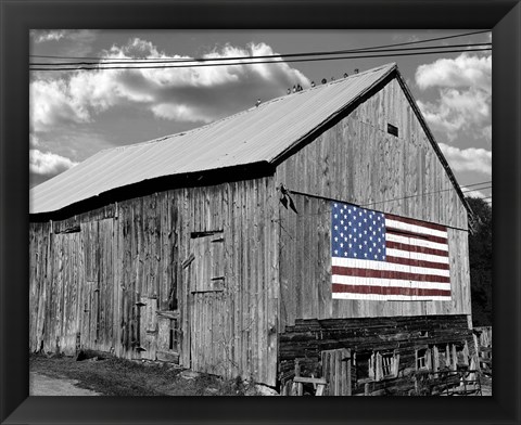 Framed Flags of Our Farmers IV Print