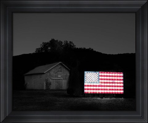Framed Flags of Our Farmers VI Print