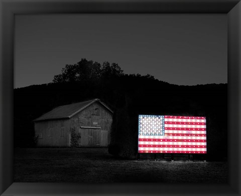 Framed Flags of Our Farmers VI Print