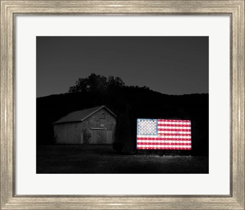 Framed Flags of Our Farmers VI Print