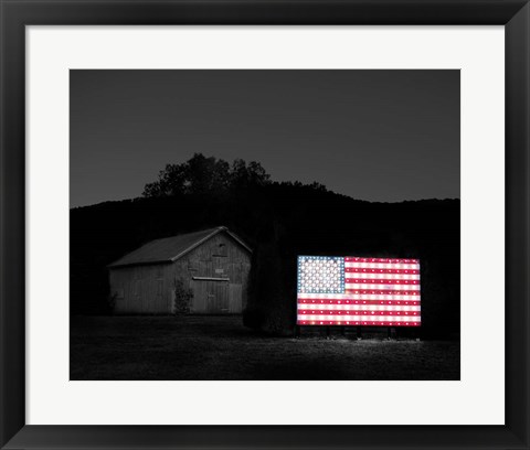 Framed Flags of Our Farmers VI Print