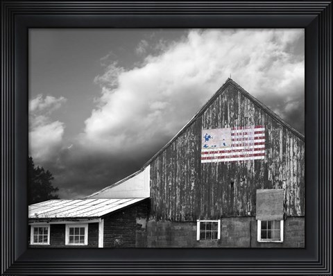 Framed Flags of Our Farmers VII Print