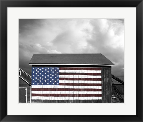 Framed Flags of Our Farmers IX Print