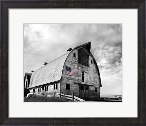 Framed Flags of Our Farmers X Print
