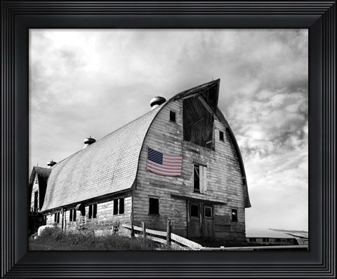 Framed Flags of Our Farmers X Print