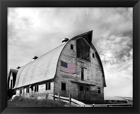 Framed Flags of Our Farmers X Print