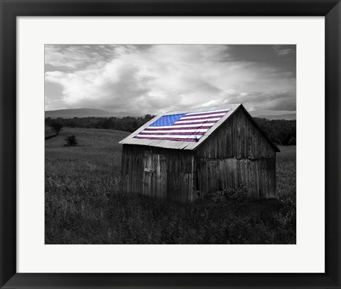Framed Flags of Our Farmers XII Print