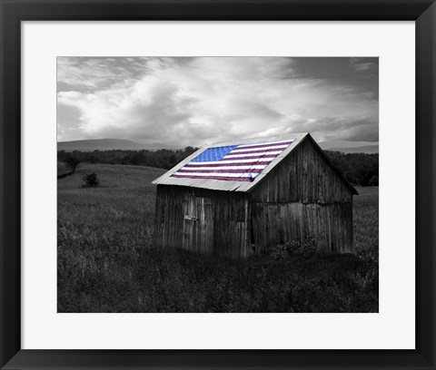 Framed Flags of Our Farmers XII Print