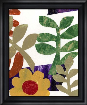 Framed Fiesta Floral II Print