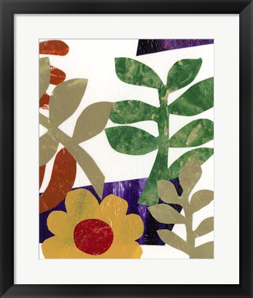 Framed Fiesta Floral II Print