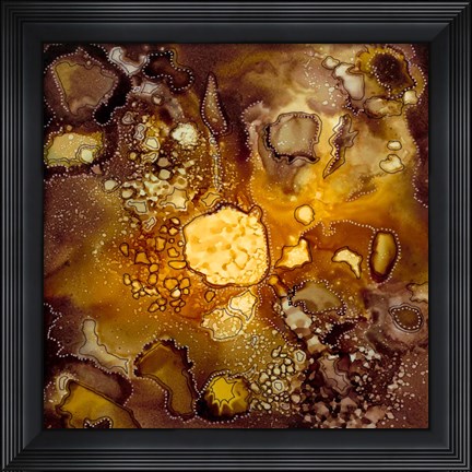 Framed Chestnut Illumination I Print