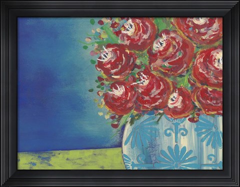 Framed Fearless Floral II Print