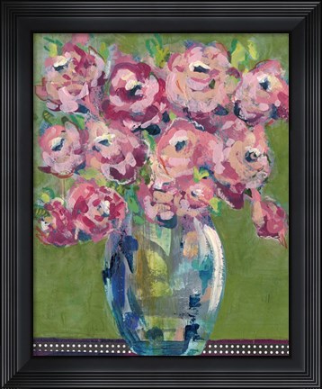 Framed Feisty Floral III Print