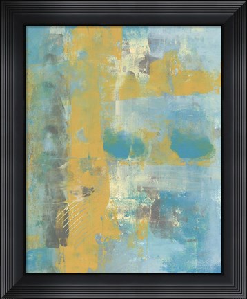 Framed Caribbean Sea I Print