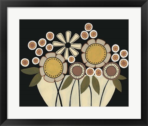 Framed Summer Garden Floral I Print