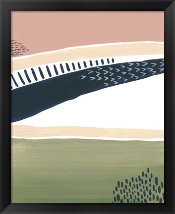 Framed Simple Marks III Print