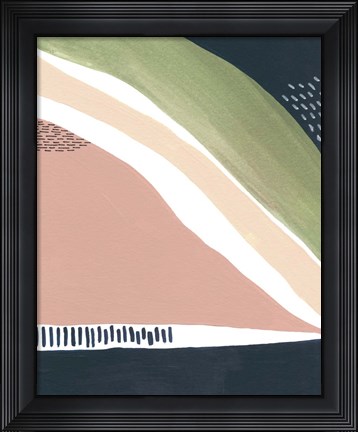 Framed Simple Marks IV Print