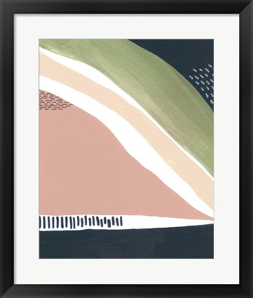 Framed Simple Marks IV Print