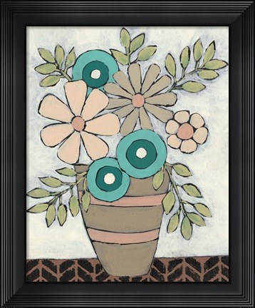 Framed Mid Summer Bouquet I Print