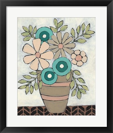 Framed Mid Summer Bouquet I Print