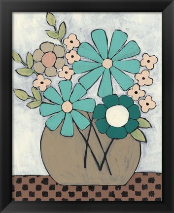 Framed Mid Summer Bouquet II Print