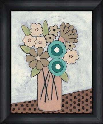 Framed Mid Summer Bouquet III Print