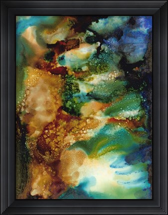 Framed Chromatic Haze I Print