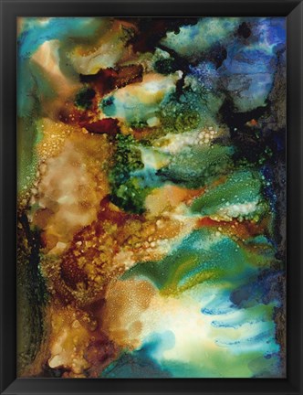 Framed Chromatic Haze I Print