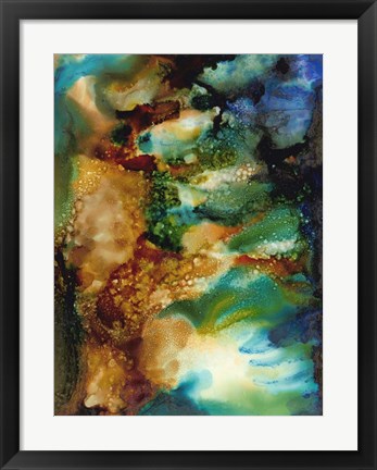 Framed Chromatic Haze I Print