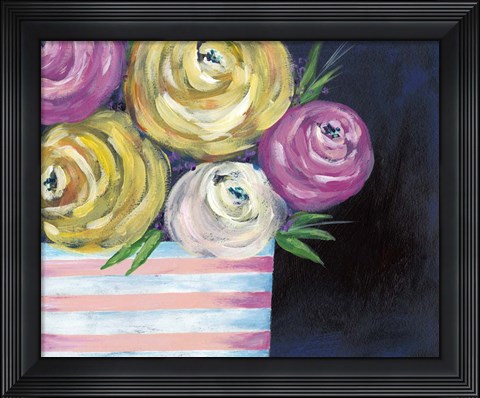 Framed Cotton Candy Floral II Print