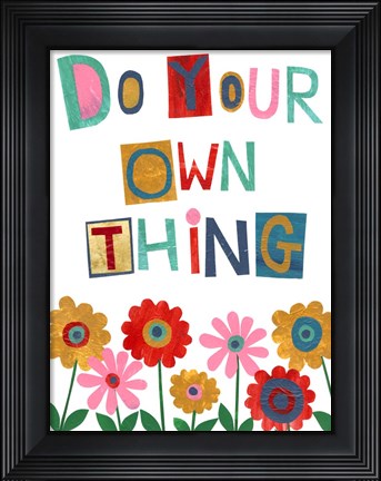 Framed Positive Power II Print