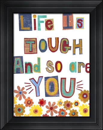 Framed Positive Power III Print