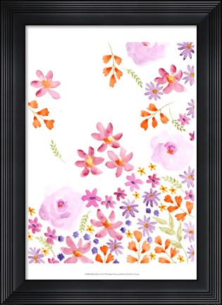 Framed Blush Blooms II Print