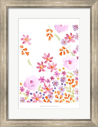 Framed Blush Blooms II Print