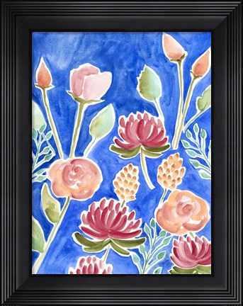 Framed Colorful Array I Print