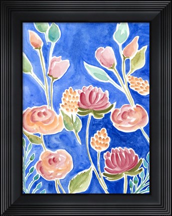Framed Colorful Array II Print