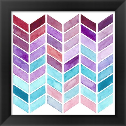 Framed Geometric Trance I Print