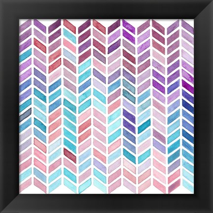 Framed Geometric Trance II Print