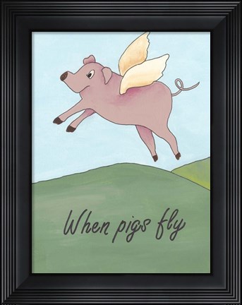 Framed Animal Expressions V Print