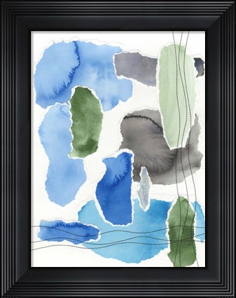 Framed Organic Groove I Print