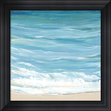 Framed Sea Breeze Coast I Print