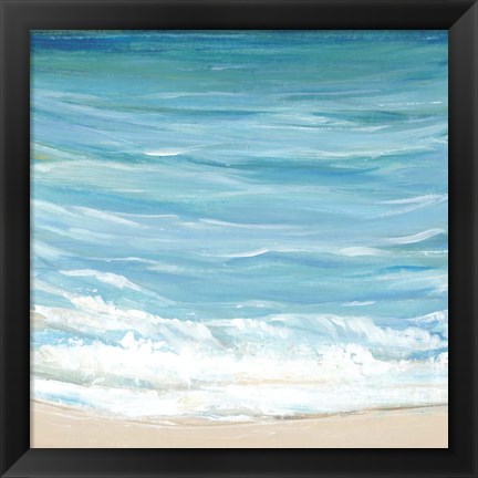 Framed Sea Breeze Coast I Print