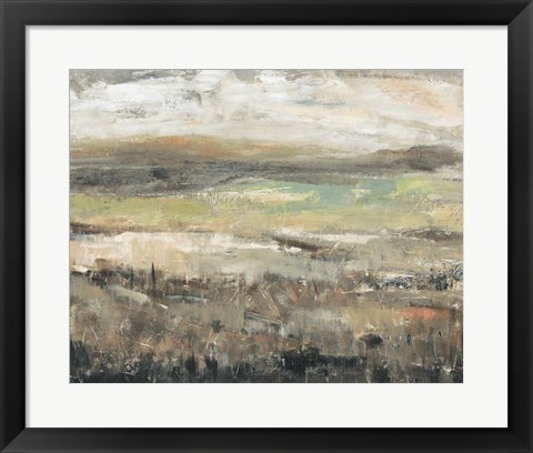 Framed Grassland Showers I Print
