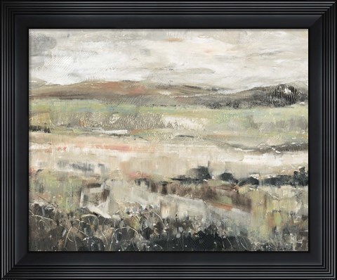 Framed Grassland Showers II Print
