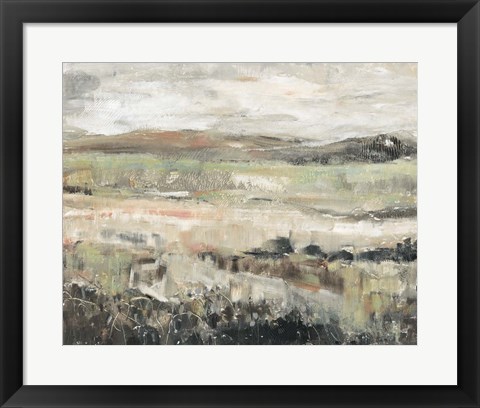 Framed Grassland Showers II Print