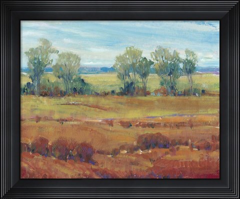 Framed Red Clay I Print