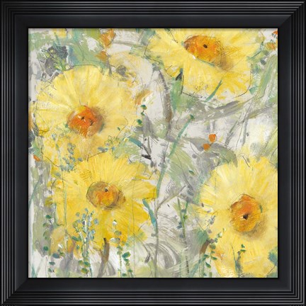 Framed Yellow Bunch II Print