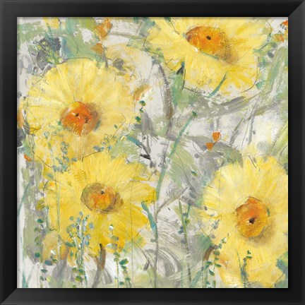 Framed Yellow Bunch II Print