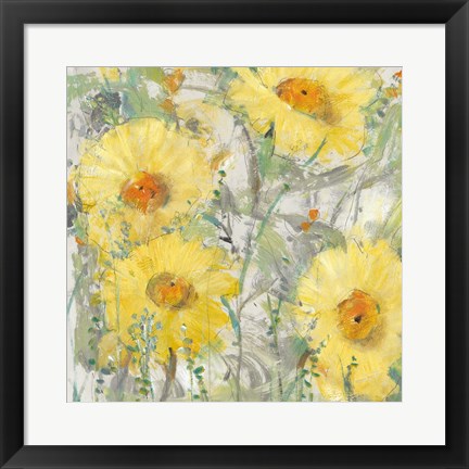 Framed Yellow Bunch II Print