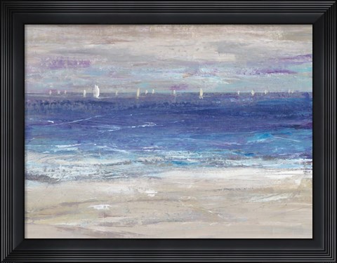 Framed Distant Regatta I Print